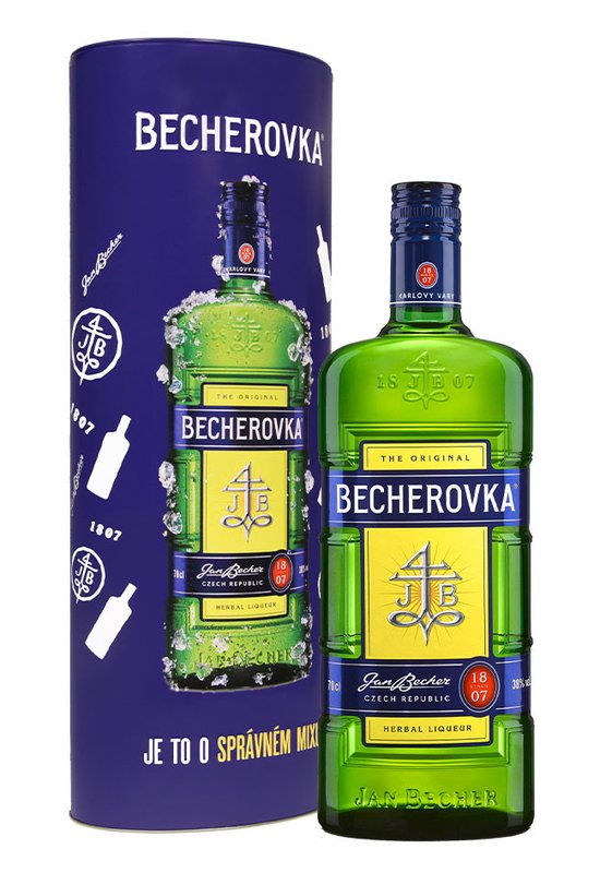 Becherovka 0,7l Plechová tuba | VICOM-vino.cz