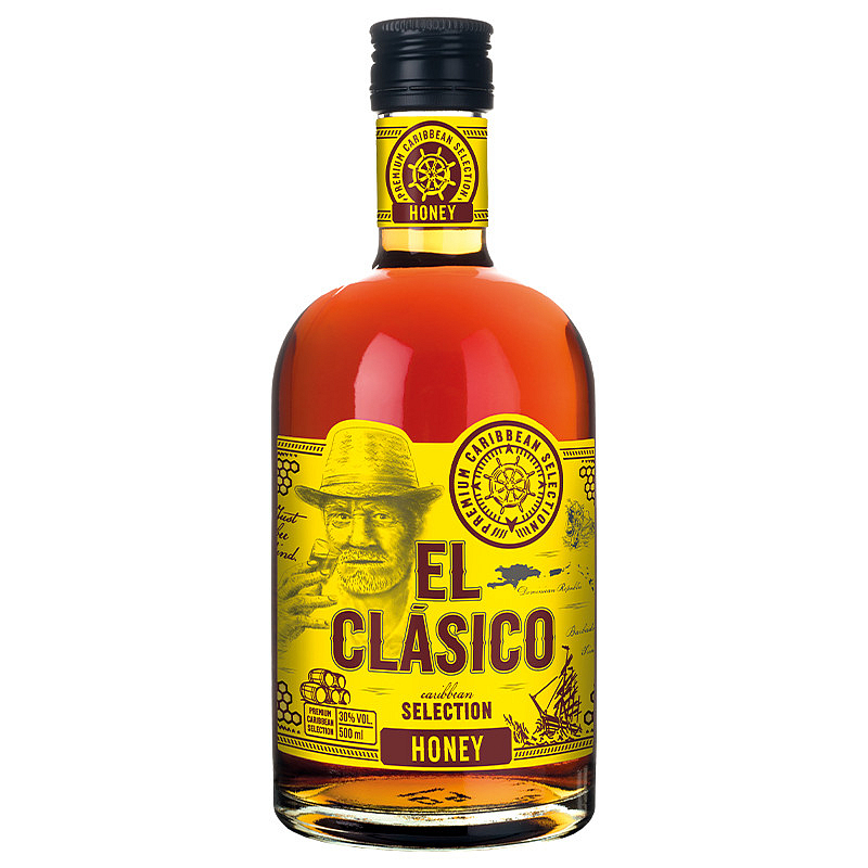 Levně El Clasico Honey 30% 0,5 l
