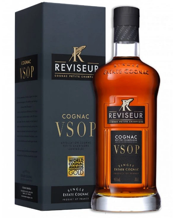 Reviseur VSOP Single Estate Cognac 40%, 0,7l Gift Box